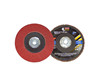 Josco 127mm 80 Grit Ceramic Threaded Centre Quick Change Flap Disc