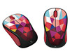 Logitech M238 Wireless Mouse - Red Facets