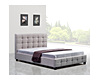 Linen Fabric Queen Deluxe Bed Frame Beige