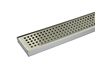 900mm Bathroom Shower Stainless Steel Grate Drain w/Centre outlet Floor Waste Square Pattern