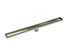 800mm Tile Insert Bathroom Shower Stainless Steel Grate Drain w/Centre outlet Floor Waste