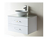 750mm Bathroom Vanity Ceramic Basin Stone Top Modern Ensuite Wall Mount