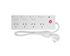 Arlec 4 Outlet Switched Powerboard - 2 Pack