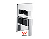 Chrome Bathroom Shower Wall Mixer Diverter w/ WaterMark