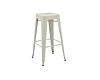 Set of 4x 75cm Tolix Retro Reproduction Cafe Bar Stools - White