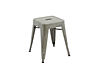 Set of 4x 45cm Tolix Retro Reproduction Cafe Bar Stools - Silver