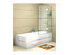 900 x 1450mm Frameless Bath Panel 10mm Glass Shower Screen By Della Francesca