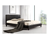 Queen PU Leather Bed Frame Black