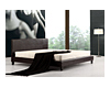 King PU Leather Bed Frame Brown
