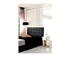 PU Leather Queen Bed Deluxe Headboard Bedhead - Black