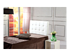 PU Leather Single Bed Deluxe Headboard Bedhead - White