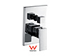 Chrome Bathroom Shower Wall Mixer Diverter w/ WaterMark