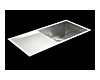 960x450mm Handmade Stainless Steel Undermount / Topmount Kitchen Sink with Waste