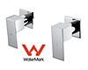 Chrome Bathroom Shower / Bath Mixer Tap Set w/ WaterMark