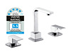 3pc Basin Tap Faucet Set - Bathroom Laundry Sink