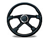 OUTBACK 380MM BLACK PVC WITH HORN TRIM